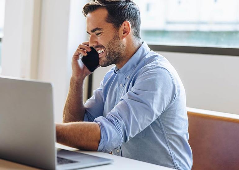 Business owner calling recruiter in High Point NC